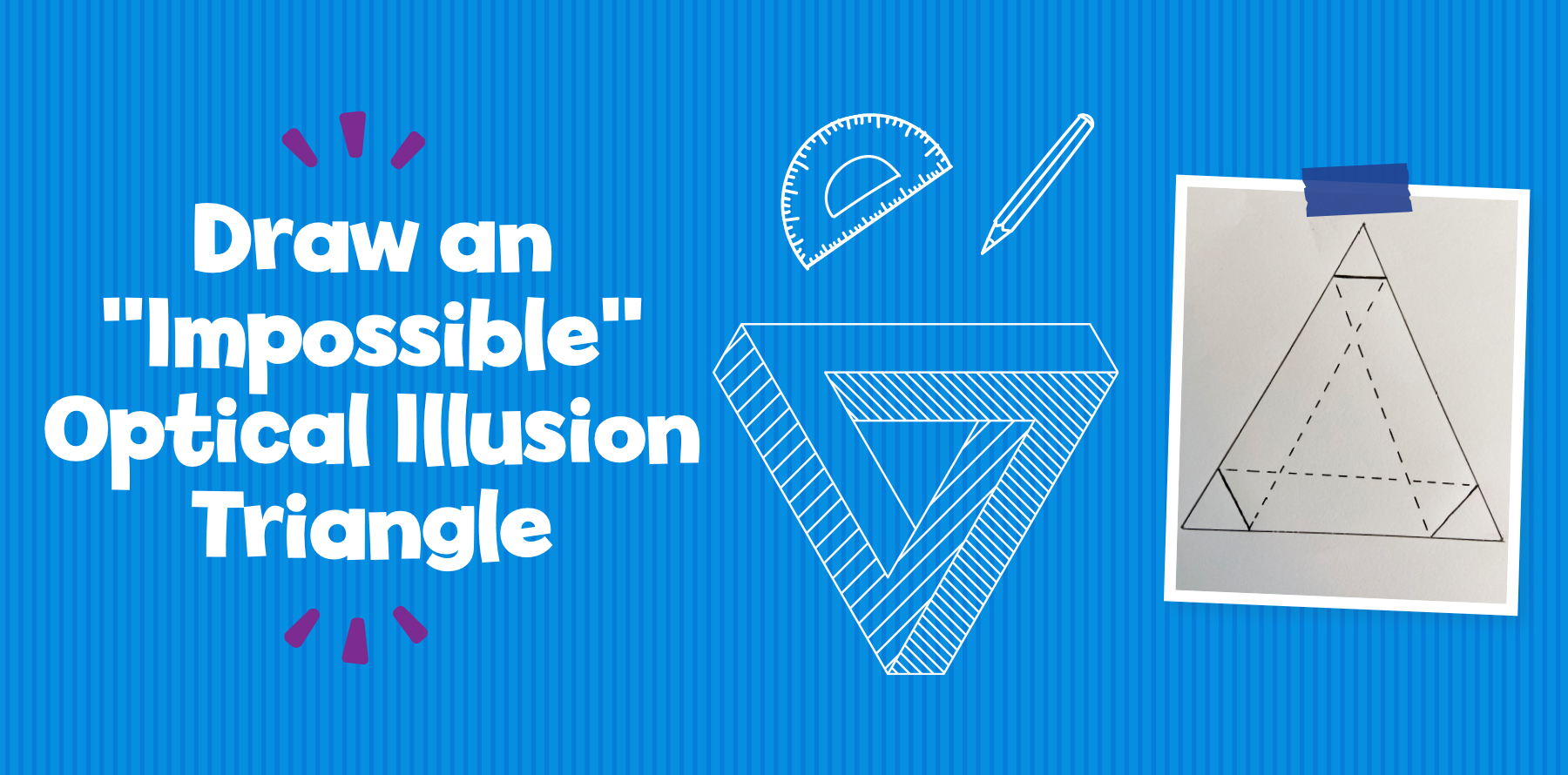 Draw an Impossible Optical Illusion Triangle