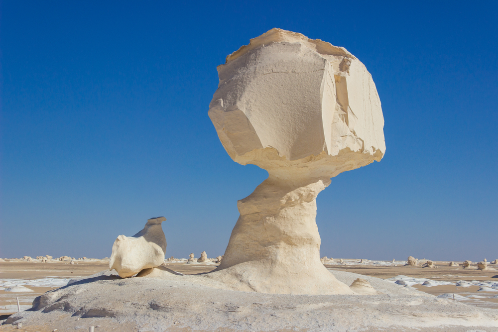 White Desert stone in Egypt - Little Passports photo gallery