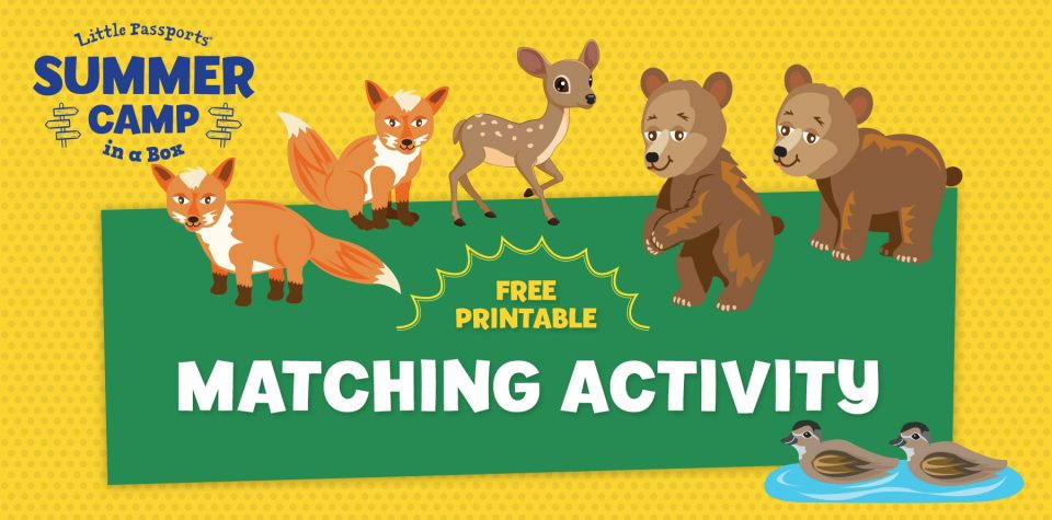 Baby Animal matching activity