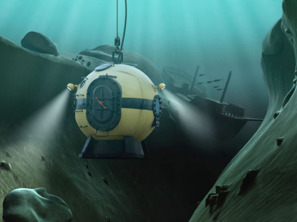 Diving Bell in Oceanic Abyss