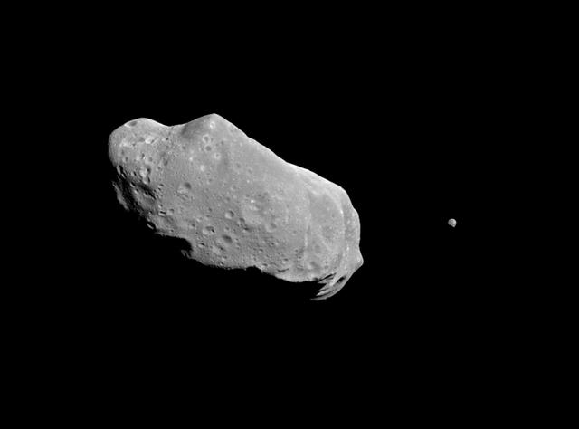 Asteroid Ida and its tiny moon