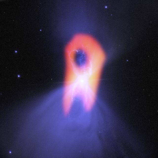 The Boomerang Nebula as imaged by the National Radio Astronomy Observatory in 2015
