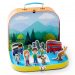Summer Camp in a Box: Early Explorers - suitcase open with characters
