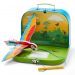 Summer Camp in a Box: World Edition - suitcase with macaw